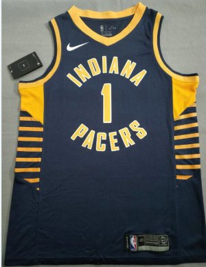 Maillot de Basket #1 Warren Indiana Pacers Marine Bleu